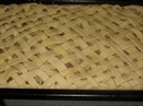 Пошаговое фото рецепта «Пирог из слоеного теста с жареным мясом и картофелем»