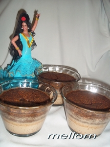 Фото рецепта «Шоколадное суфле с кокосом»