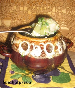 Фото рецепта «Пангасиус, запеченный с картофелем в горшочке»