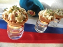 Пошаговое фото рецепта «Тарталетки с селёдочкой»
