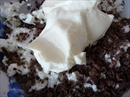 Пошаговое фото рецепта «Шоколадные блины с творогом»