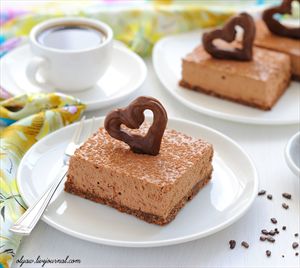 Фото рецепта «Шоколадно-творожные пирожные»
