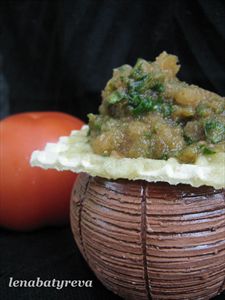 Фото рецепта «Чатни из кинзы с помидорами»