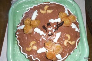 Фото рецепта «Ореховый торт с шоколадным кремом»