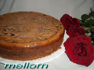 Фото рецепта «Кукурузный пирог с творогом и черникой»