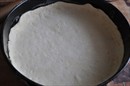 Пошаговое фото рецепта «Закусочный пирог с брокколи, креветками и пармезаном»