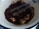 Пошаговое фото рецепта «Шоколадные маффины с арахисовой пастой»