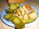 Пошаговое фото рецепта «Свинина с овощами (жаркое)»