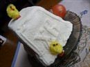 Пошаговое фото рецепта «Пасха со сгущёным молоком»