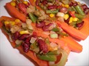 Пошаговое фото рецепта «Морковь, фаршированная овощами»