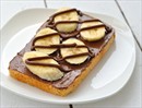 Пошаговое фото рецепта «Тост с шоколадной пастой и бананом»