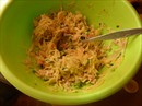Пошаговое фото рецепта «Картофельные оладьи с ветчиной и сыром»