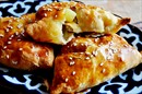 Пошаговое фото рецепта «Самса из слоёного теста с картошкой.(Картошкали сомса.Узбекская кухня)»