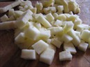 Пошаговое фото рецепта «Яблочные кексы на ряженке»