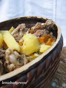 Фото рецепта «Жаркое из курицы с картофелем» Фото рецепта «Жаркое из курицы с картофелем»
