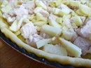 Пошаговое фото рецепта «Киш с курицей и яблоками»