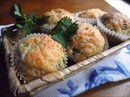 Пошаговое фото рецепта «Кексы с кинзой и тархуном»