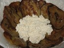 Пошаговое фото рецепта «Слоеная закуска из баклажанов, помидоров, печеного перца и сыра»