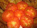 Пошаговое фото рецепта «Слоеная закуска из баклажанов, помидоров, печеного перца и сыра»