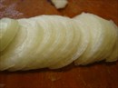 Пошаговое фото рецепта «Ветчина жареная с горчицей и луком»