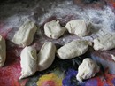 Пошаговое фото рецепта «Сырные лепешки с начинкой»