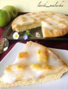 Фото рецепта «Пирог Яблочное лукошко»