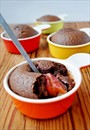 Пошаговое фото рецепта «Клафути со сливами и шоколадом»