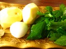 Пошаговое фото рецепта «Картофель, тушенный со снытью»