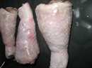 Пошаговое фото рецепта «Фаршированные куриные голени»