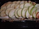 Пошаговое фото рецепта «Яблочная лазанья с изюмом и орехами»