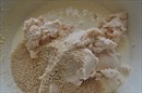 Пошаговое фото рецепта «Торт из белой фасоли Инь-янь»