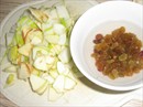 Пошаговое фото рецепта «Рулет-штрудель из лаваша с грушей и изюмом»