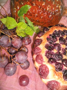 Фото рецепта «Cкьяччата с виноградом»