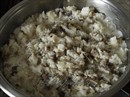 Пошаговое фото рецепта «Запеканка рисовая с грибами»