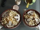 Пошаговое фото рецепта «Запеканка рисовая с грибами»