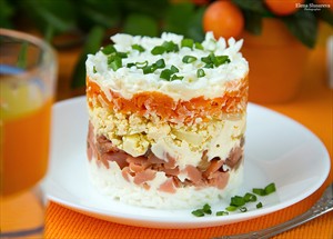 Фото рецепта «Нежный салат с горбушей»