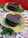 Фото-рецепт «Шоколадные сердечки со сливочно-кофейным кремом»