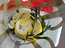 Пошаговое фото рецепта «Зеленый чай с имбирем, лимоном и розмарином»