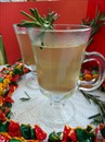 Пошаговое фото рецепта «Зеленый чай с имбирем, лимоном и розмарином»