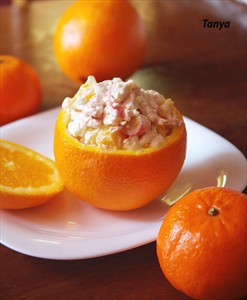 Фото рецепта «Салат Апельсин с начинкой»