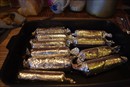 Пошаговое фото рецепта «Рулетики из фарша с начинкой»