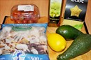 Пошаговое фото рецепта «Салат из морепродуктов с кускусом и авокадо»