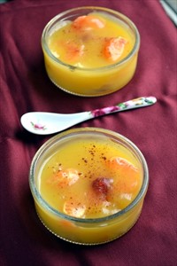Фото рецепта «Апельсиновый крем с фруктами»