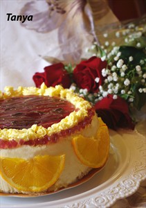Фото рецепта «Торт с вишневым желе»