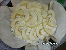 Пошаговое фото рецепта «Ленивый пирог из лаваша с творогом и яблоками»