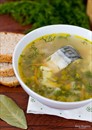 Фото-рецепт «Суп из скумбрии с зеленым горошком и гречкой»