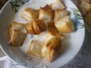 Пошаговое фото рецепта «Десерт из слоеного теста»