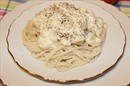 Пошаговое фото рецепта «Спагетти с коньяком»