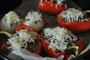 Пошаговое фото рецепта «Перец фаршированный тунцом и рисом»