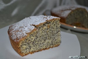 Фото рецепта «Кукурузный пирог с маком (постный)»